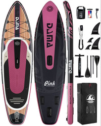 DAMA 11’x34” Non Slip Extra Wide iSUP Set Stand Up Paddle Board for Fishing Surfing