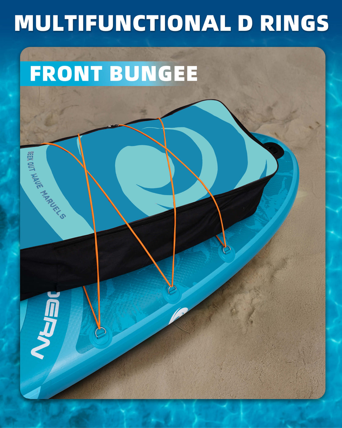 SOWM 10.6ft Inflatable Stand Up Paddle Board 10’6"x33" SUP for Adults Youth